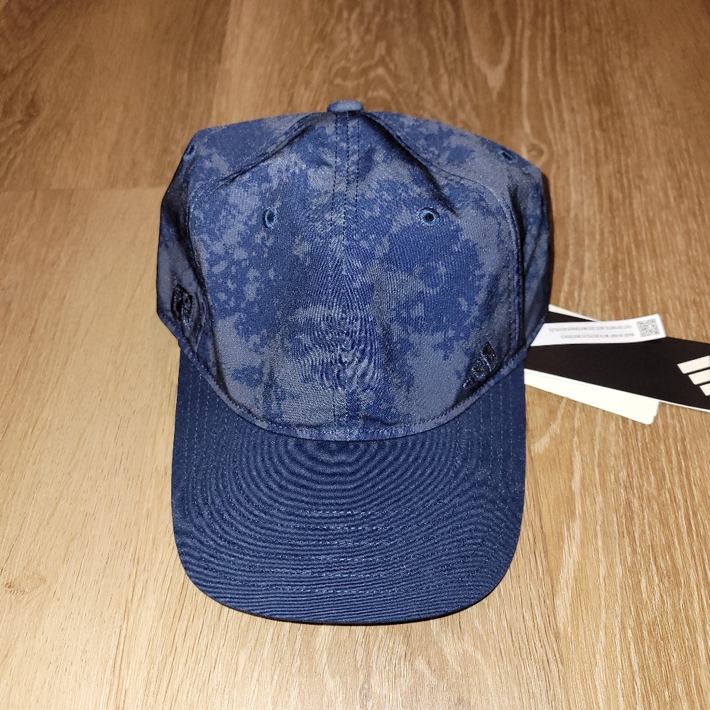 Adidas Women's Spray Dye Golf Hat Navy Blue l Cap HS5479 New One Size Fits Most